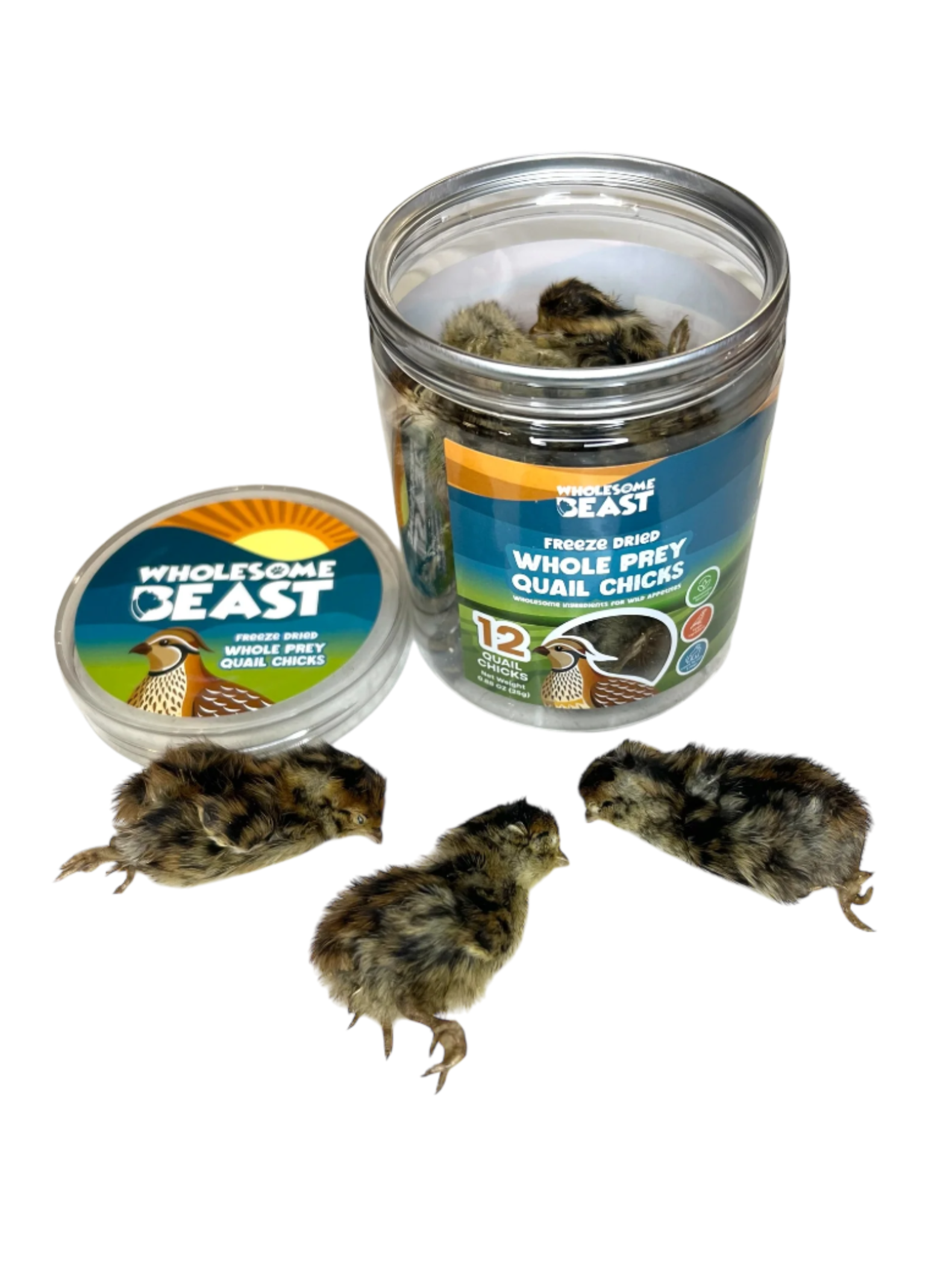 Freeze Dried Whole Prey Quail Chicks